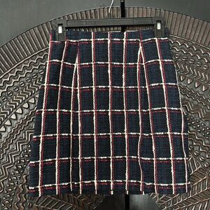 NEW Favorite Daughter The First Wife mini skirt tweed 0 navy